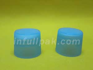 Bule Flat Plastic Caps PLC-012