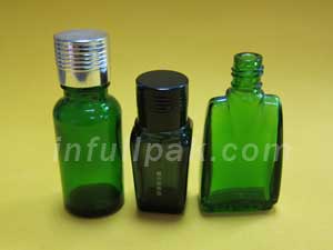Green Essential oil bottles EO