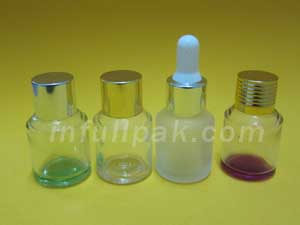 Glass Cylinder Bottles with dr