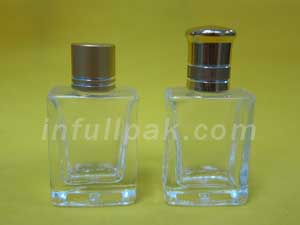 Clear Rectangle Glass bottles 