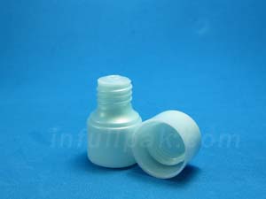 Plastic Vial with Cap & Orific