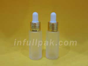 Frosted Glass Dropper Bottles 