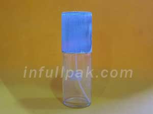 Clear Glass Cylinder Round Bot