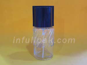 Glass Ribbed Perfume Bottle GP