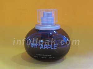 Glass Oval Perfume Bottle GPB-